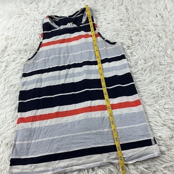 Lululemon All Tied Up Tank Beach Blanket Stripe Alarming Naval Blue - Picture 3 of 5